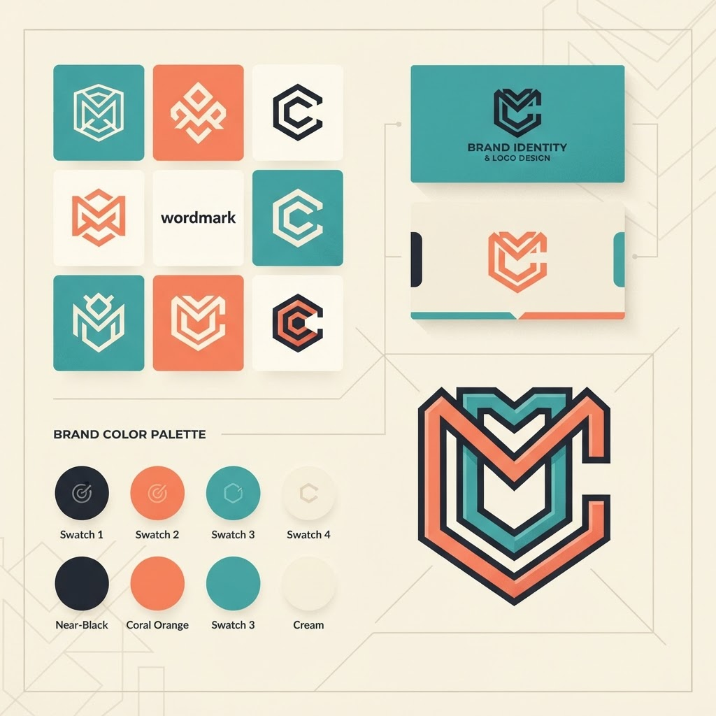Brand Identity & Logo Design course artwork