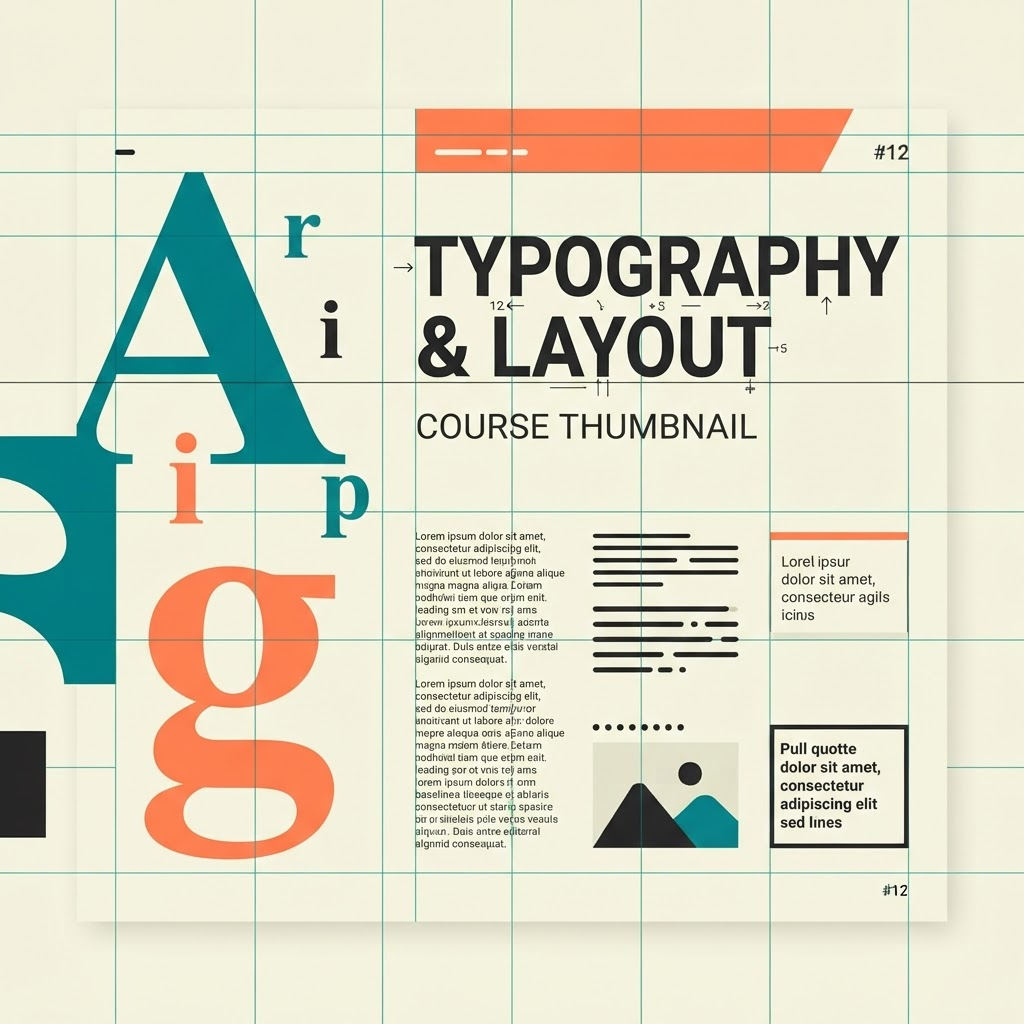 Typography & Layout course artwork